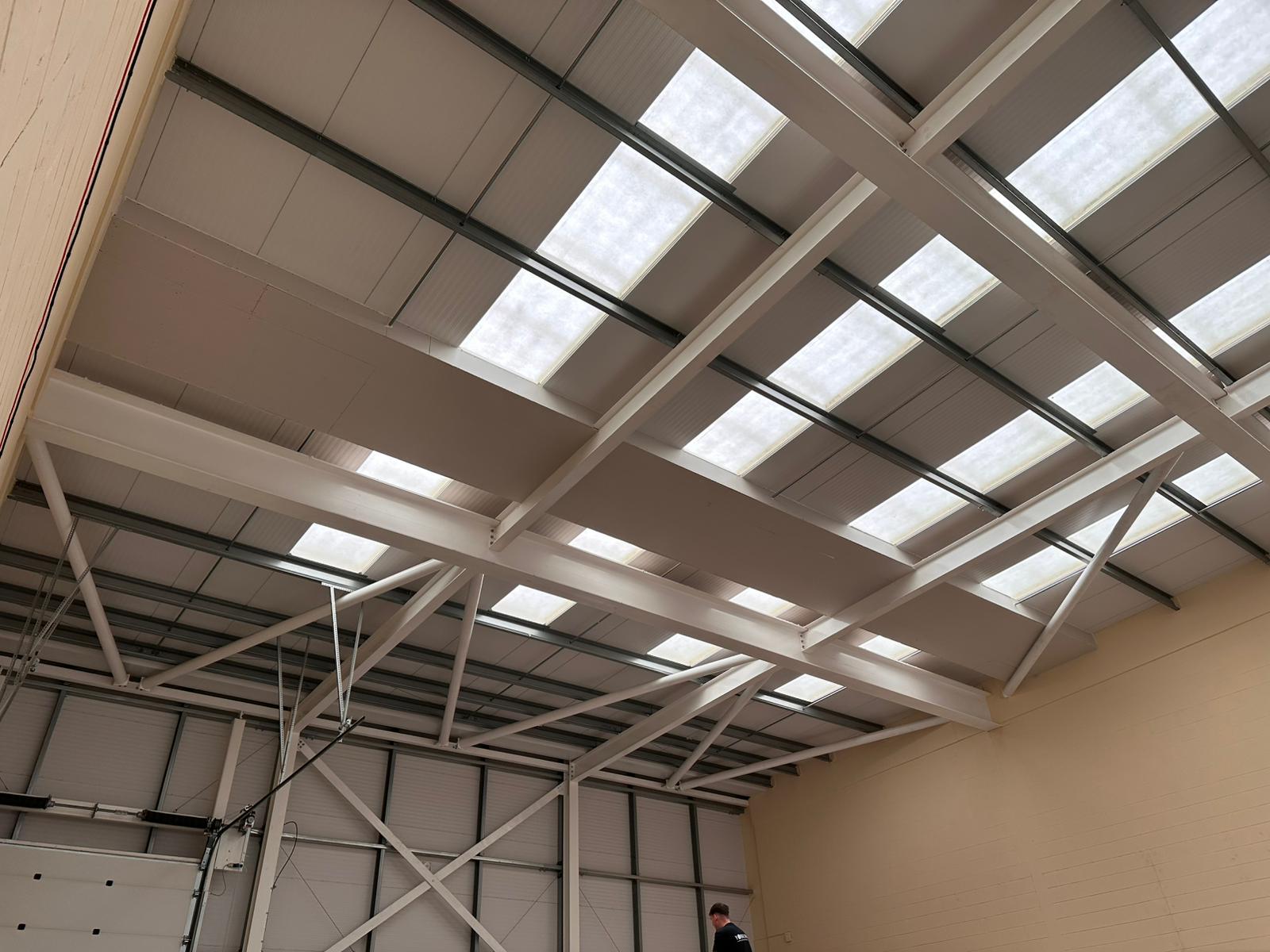 Ceiling grid installation by Yorkshire Ceilings Ltd