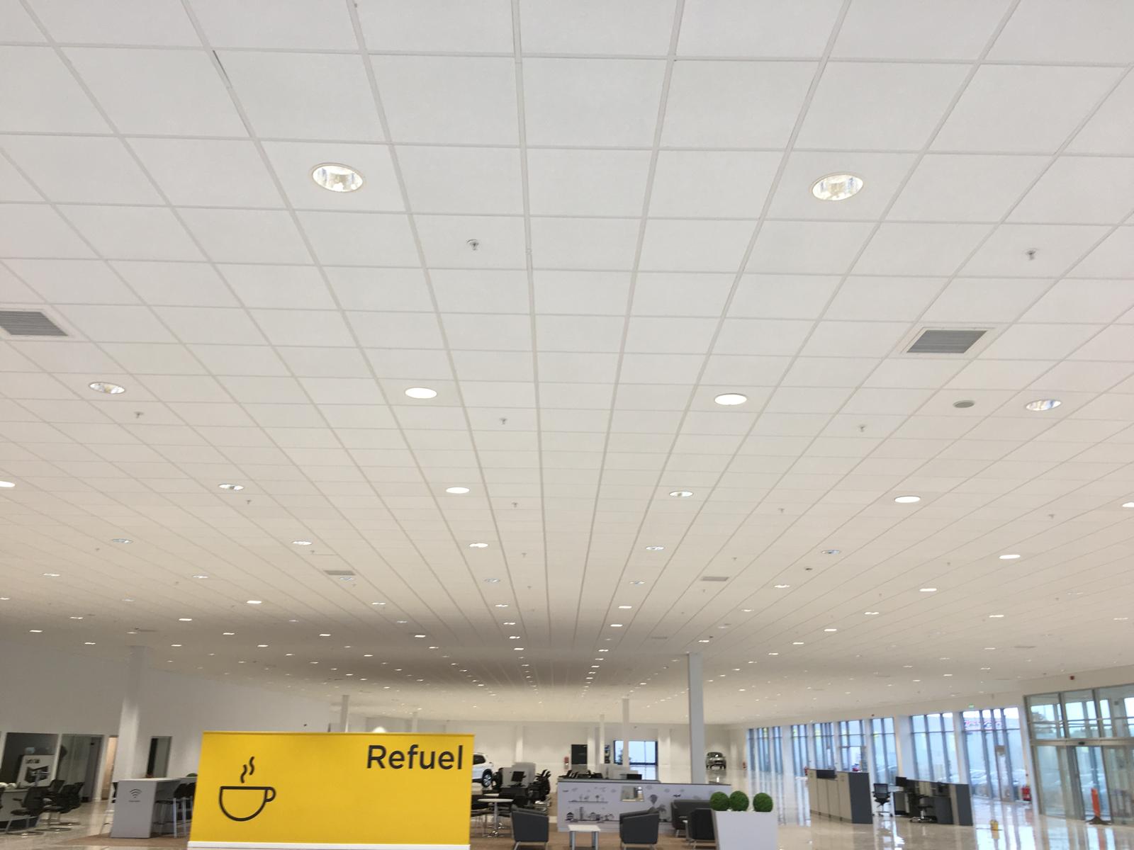 Suspended ceiling grid system by Yorkshire Ceilings Ltd